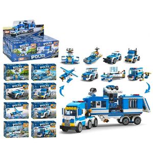 конструктор поліцейська серія 2 в 1 від 98 до 118 деталей в асортименті kb 217