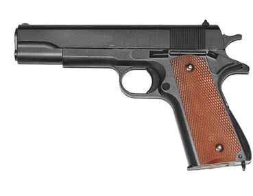 пістолет іграшка 1911В метал + пулі в кульку (6903317279029) пістолет іграшка 1911В метал + пулі в кульку (6903317279029)