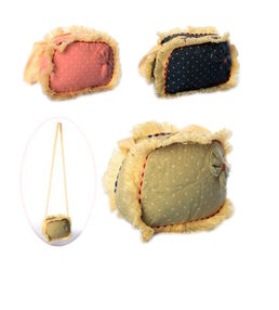 сумочка з бантиком довга ручка колір в асортименті X12784