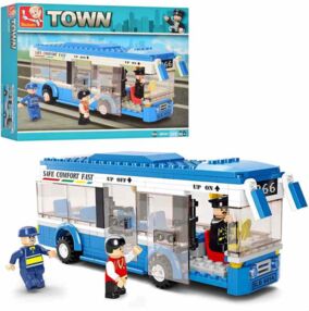 конструктор sluban автобус фігурки 235 деталей m38-b0330