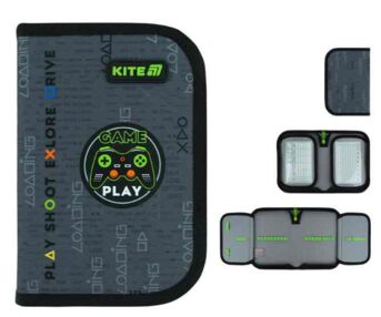 Пенал Kite K26-622-2 1 від, 2 відв без наповнення Good Game
