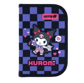 Пенал Kite 1 відділення 1 відворот Kuromi K26-621-2