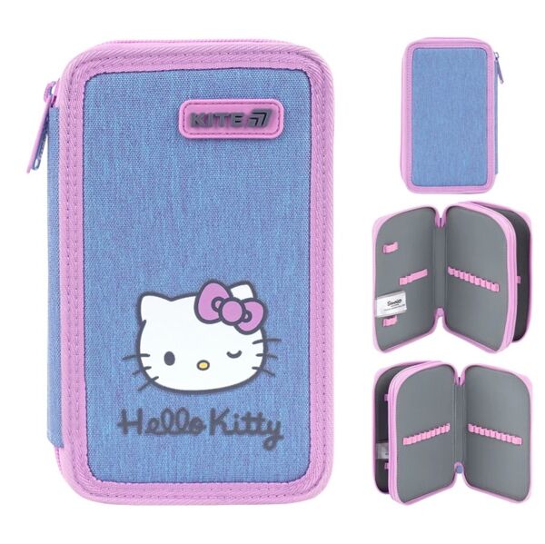 Пенал Kite 2 відділення Hello Kitty K26-623 Ціна (цена) 476.40грн. | придбати  купити (купить) Пенал Kite 2 відділення Hello Kitty K26-623 доставка по Украине, купить книгу, детские игрушки, компакт диски 2
