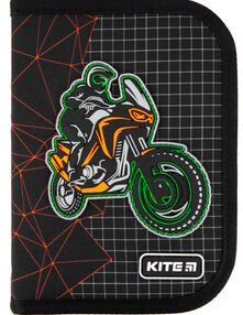 Пенал Kite K21-622-2 1від, 2 відворот без наповнення Motorcross Пенал Kite K21-622-2 1від, 2 відворот без наповнення Motorcross