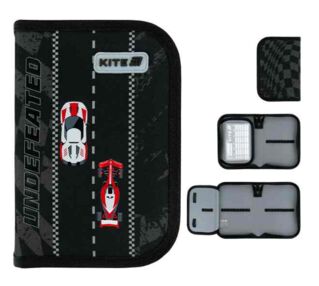 Пенал Kite K26-621-4 1від, 1 відв без наповнення Race&Win