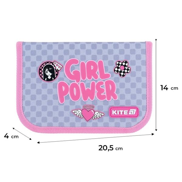 Пенал Kite 1 відділення 1 відворот Girl's Power K26-621-5 Ціна (цена) 313.80грн. | придбати  купити (купить) Пенал Kite 1 відділення 1 відворот Girl's Power K26-621-5 доставка по Украине, купить книгу, детские игрушки, компакт диски 1