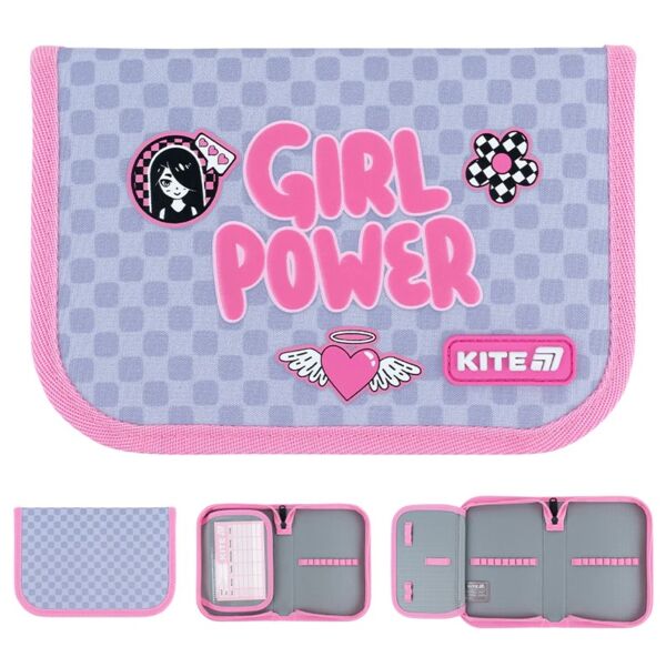 Пенал Kite 1 відділення 1 відворот Girl's Power K26-621-5 Ціна (цена) 313.80грн. | придбати  купити (купить) Пенал Kite 1 відділення 1 відворот Girl's Power K26-621-5 доставка по Украине, купить книгу, детские игрушки, компакт диски 2