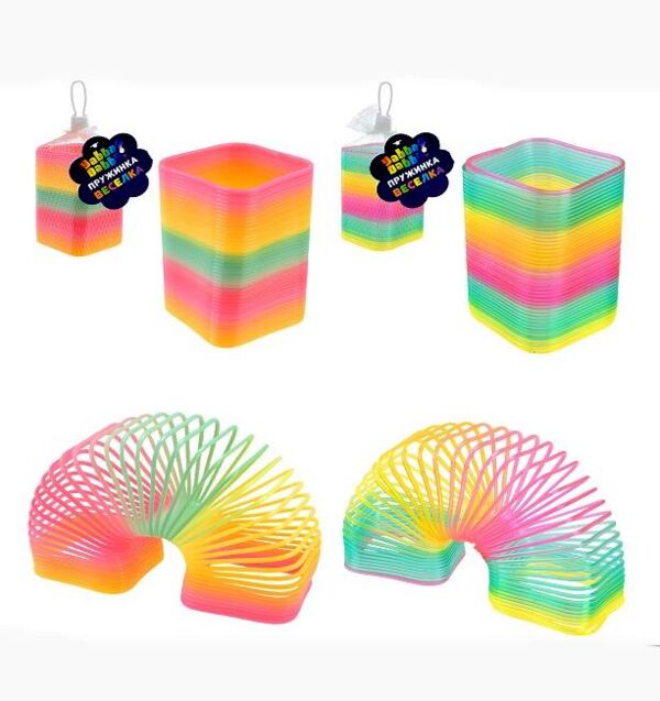 Пружинка Yabba Dabba Веселка 2 кольори мікс YD2550 Ціна (цена) 59.66грн. | придбати  купити (купить) Пружинка Yabba Dabba Веселка 2 кольори мікс YD2550 доставка по Украине, купить книгу, детские игрушки, компакт диски 0