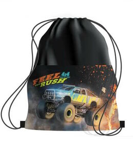 Сумка для взуття Leader 979453 Синя машина 46х32см