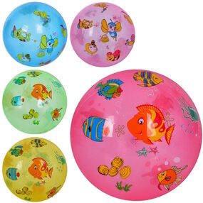 Мяч дитячий малюнок 5 кольорів MS 3617 Мяч дитячий малюнок 5 кольорів MS 3617