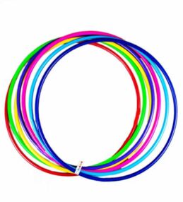 Обруч кольоровий пластмас міні 53 см 0176 Обруч кольоровий пластмас міні 53 см 0176