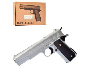 пістолет металевий на кульках в коробці 1911a пістолет металевий на кульках в коробці 1911a