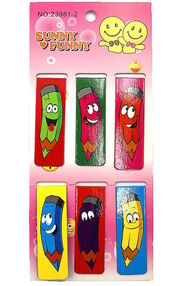 закладки магнітні 6шт на планшеті олівці 23981-22 J.Otten