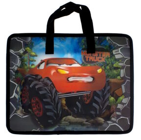 портфель 3d з тканевими ручками пластиковий велика тачка 33 х 26,5 х 8,5 см