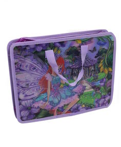 портфель 3d з тканевими ручками пластиковий фея у лісі 33 х 26,5 х 8,5 см