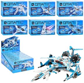 конструктор qman космічна техніка 6 в 1 від 80 дет в асортименті 41106