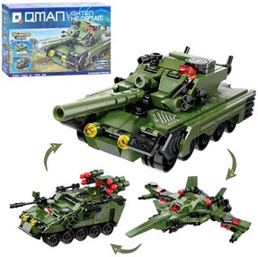 Конструктор Qman Військова техніка 3 в 1 329 елементів 42112
