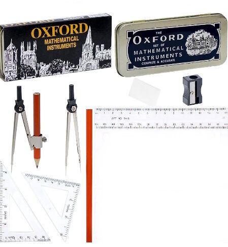 готовальня Oxford в металевому пеналі A5001 Ціна (цена) 37.80грн. | придбати  купити (купить) готовальня Oxford в металевому пеналі A5001 доставка по Украине, купить книгу, детские игрушки, компакт диски 0
