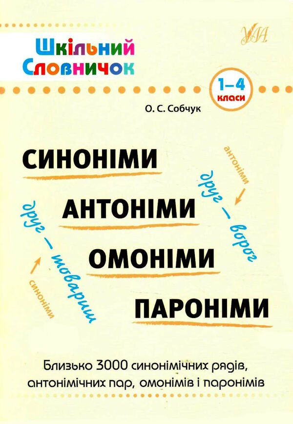 шкільний словничок 1-4 кл синоніми,антоніми,омоніми,пароніми 22р Ціна (цена) 58.04грн. | придбати  купити (купить) шкільний словничок 1-4 кл синоніми,антоніми,омоніми,пароніми 22р доставка по Украине, купить книгу, детские игрушки, компакт диски 0