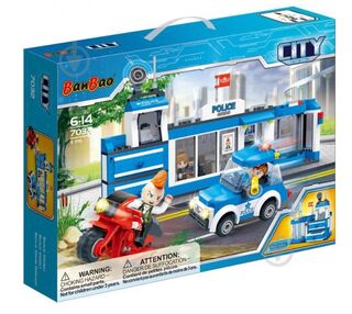 конструктор банбао CITY маленьке відділення поліції 328 елементів Banbao 7032
