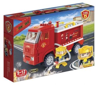 конструктор пожежники пожежне авто 112 елементів Banbao 7116