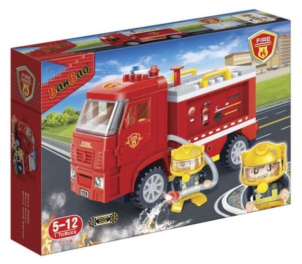 конструктор пожежники пожежне авто 112 елементів Banbao 7116 Ціна (цена) 247.60грн. | придбати  купити (купить) конструктор пожежники пожежне авто 112 елементів Banbao 7116 доставка по Украине, купить книгу, детские игрушки, компакт диски 0