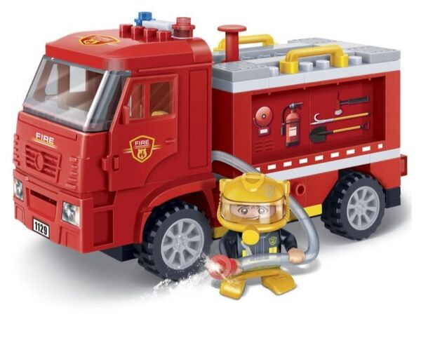 конструктор пожежники пожежне авто 112 елементів Banbao 7116 Ціна (цена) 247.60грн. | придбати  купити (купить) конструктор пожежники пожежне авто 112 елементів Banbao 7116 доставка по Украине, купить книгу, детские игрушки, компакт диски 1