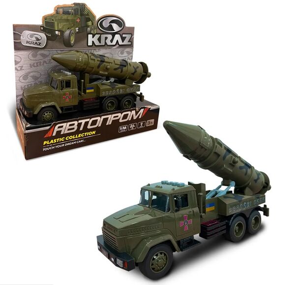 Військова техніка Автопром КРАЗ на батарейках KR-2202-03 Ціна (цена) 399.20грн. | придбати  купити (купить) Військова техніка Автопром КРАЗ на батарейках KR-2202-03 доставка по Украине, купить книгу, детские игрушки, компакт диски 0