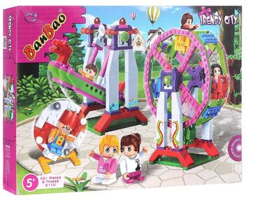 конструктор модне місто парк атракціонів 401 елемент Banbao 6110