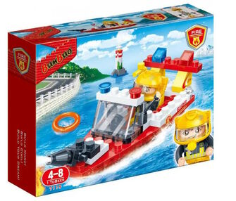 Конструктор Banbao Пожежники Пожежний човен 58 елементів 7119