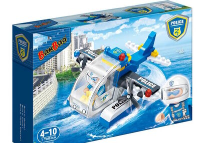 конструктор поліція гідроплан 112 елементів Banbao 7009