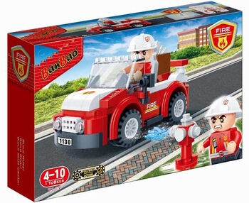 конструктор пожежники позашляховик 105 елементів Banbao 7117