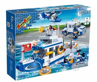 конструктор Banbao поліція поліцейський транспорт 418 елементів 8342