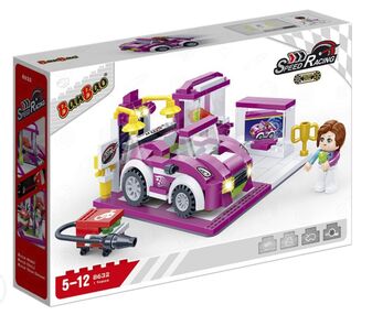 конструктор швидкісні гонки виставковий зал 254 елемента Banbao 8632