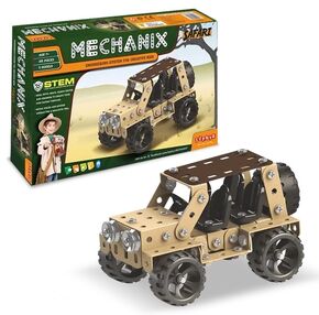металевий конструктор сафарі 155 елементів 5 моделей Mechanix 01056