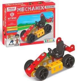 металевий конструктор автомобіль 2 моделі + інструменти Mechanix 01057