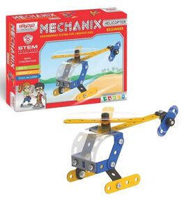 металевий конструктор гвинтокрил 2 моделі + інструменти Mechanix 01061