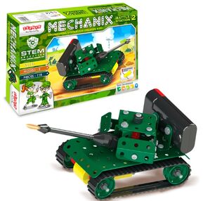 металевий конструктор військовий 118 елементів 5 моделей Mechanix 02123