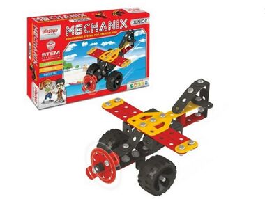 Конструктор Zephyr Mechanix металевий розвивальний Junior 155 деталей 14 моделей 09003