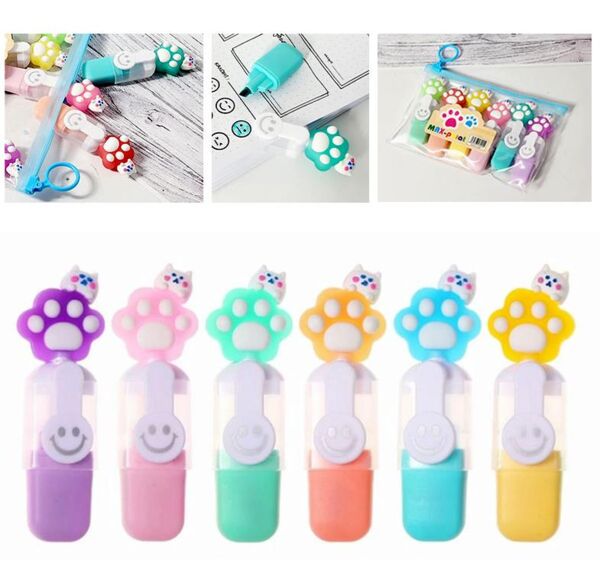 Набір маркерів текстових 6 кольорів Лапки 8 см 84-28 Ціна (цена) 55.90грн. | придбати  купити (купить) Набір маркерів текстових 6 кольорів Лапки 8 см 84-28 доставка по Украине, купить книгу, детские игрушки, компакт диски 0