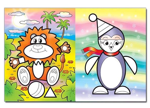 Мозаїка для малюків з наліпками Левеня Глорія Ціна (цена) 40.80грн. | придбати  купити (купить) Мозаїка для малюків з наліпками Левеня Глорія доставка по Украине, купить книгу, детские игрушки, компакт диски 3