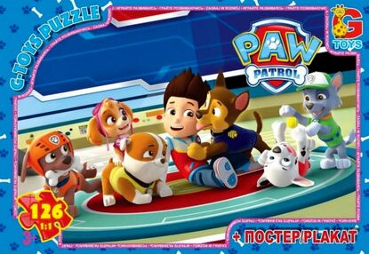 пазли 117 елементів midi G-Toys щенячий патруль pw0818