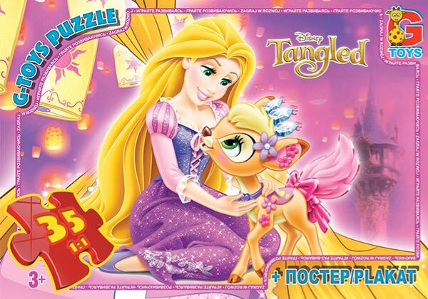 Пазли G-Toys 35 елементів midi рапунцель ta010 Ціна (цена) 56.30грн. | придбати  купити (купить) Пазли G-Toys 35 елементів midi рапунцель ta010 доставка по Украине, купить книгу, детские игрушки, компакт диски 0