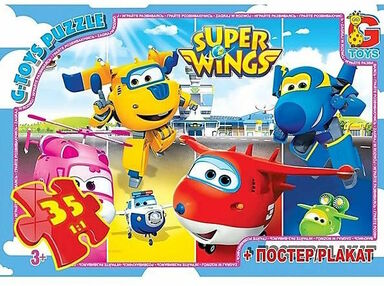 ИД Пазли 35 ел midi G-Toys UW231 "Супер крила"