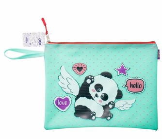 папка силіконова Panda 33х26х1см м'ятна ZB.705521 Zibi ZB.705521