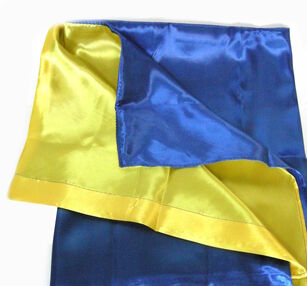 прапор України 140 х 90 см атласний прапор України 140 х 90 см атласний