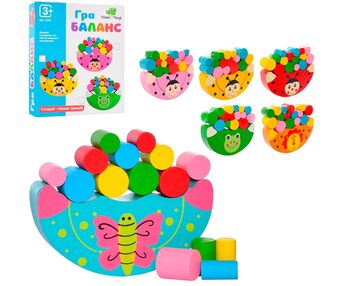 гра деревяна баланс фігурки в асортименті md 1276