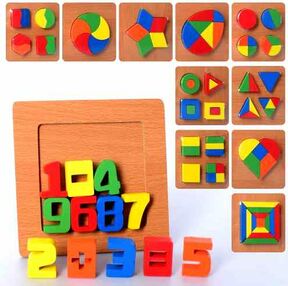 гра деревяна Геометрика мікс видів MD 2821