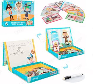 гра деревяна Гардероб магнітний 3 види MD 2828