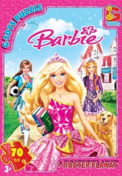 пазли 70 елементів midi g-toys Barbie BA013 Ціна (цена) 53.10грн. | придбати  купити (купить) пазли 70 елементів midi g-toys Barbie BA013 доставка по Украине, купить книгу, детские игрушки, компакт диски 0